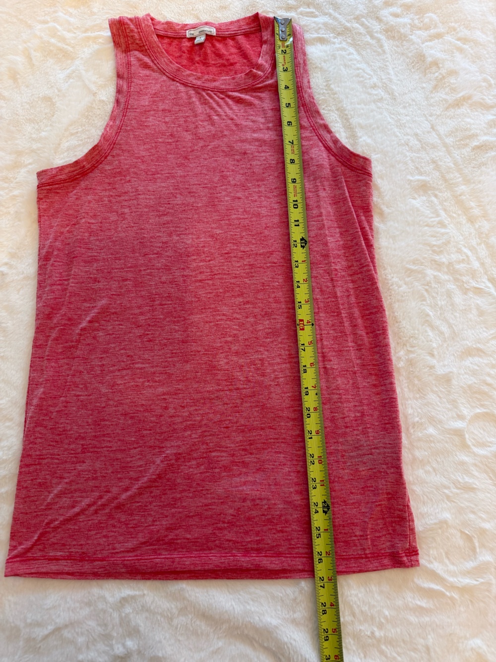 GAP Heathered Coral-Red Tank Top